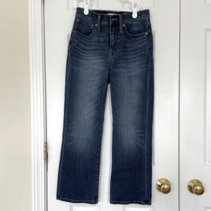Madewell Cali Demi Boot Cut Jeans, Size 25P